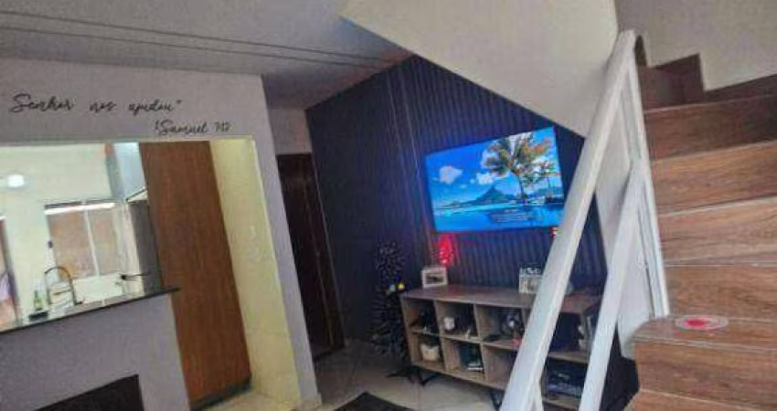 Casa com 2 dormitórios para alugar, 50 m² por R$ 1.800,00/mês - Jardim Melvi - Praia Grande/SP