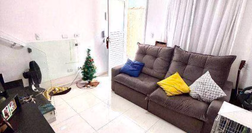 Casa de condomínio com 2 dormitórios à venda, 60 m² por R$ 339.000 - Forte - Praia Grande/SP