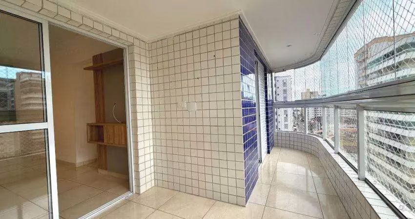 Apartamento com 2 dormitórios à venda, 80 m² por r$ 550.000 - vila guilhermina - praia grande/sp