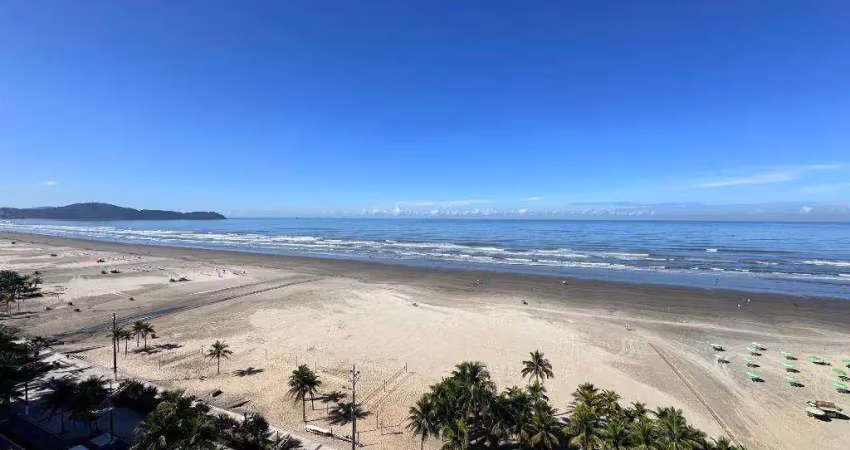 Apartamento frente mar com 1 dormitório à venda, 43 m² por r$ 320.000 - aviação - praia grande/sp