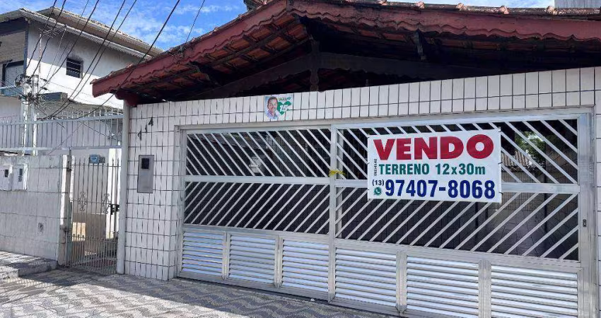 Terreno à venda, 360 m² por R$ 750.000,00 - Tude Bastos - Praia Grande/SP