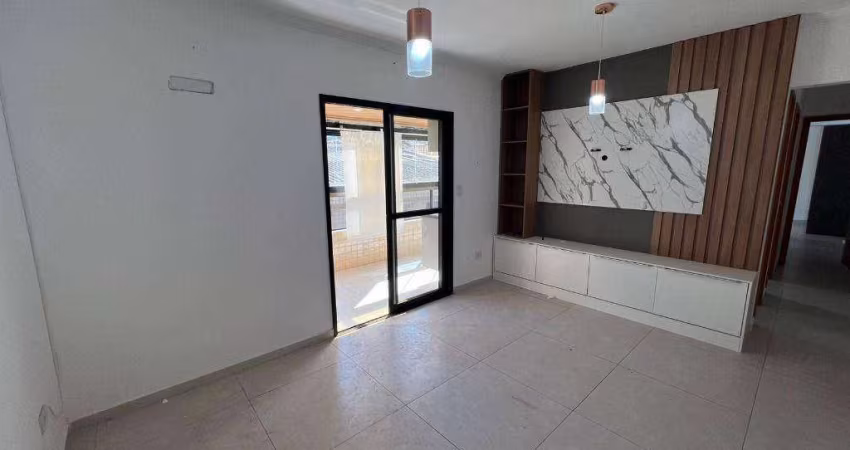 Apartamento com 2 dormitórios à venda, 74 m² por R$ 650.000 - Canto do Forte - Praia Grande/SP