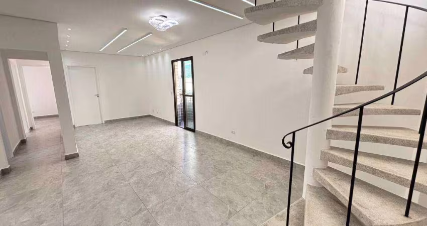 Cobertura com 3 dormitórios à venda, 120 m² por R$ 1.200.000,00 - Canto do Forte - Praia Grande/SP
