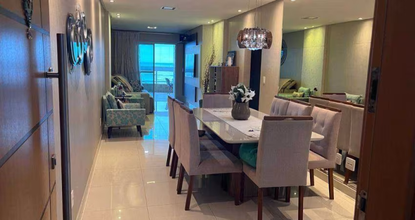 Apartamento com 3 dormitórios para alugar, 123 m² por R$ 7.000,02/mês - Vila Guilhermina - Praia Grande/SP