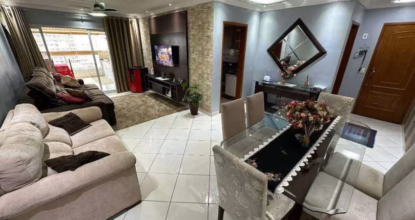 Apartamento com 3 dormitórios para alugar, 133 m² por R$ 5.800,01/mês - Aviação - Praia Grande/SP