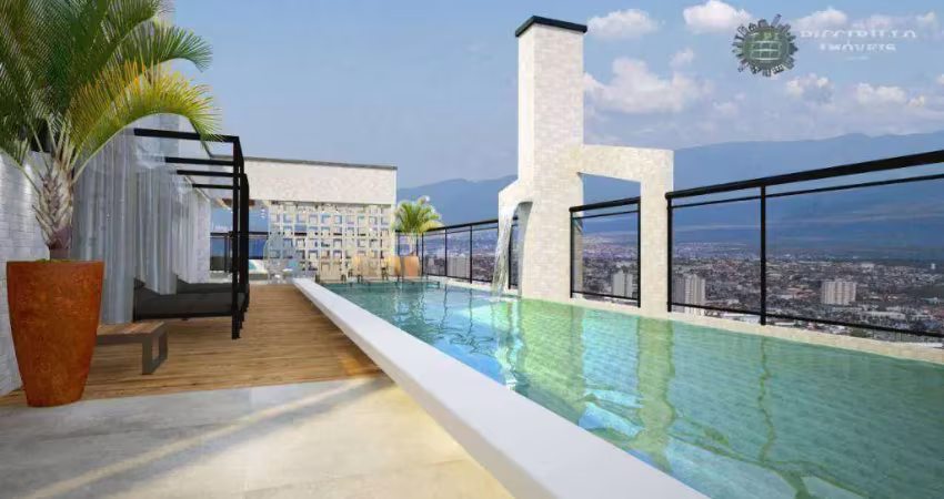 Apartamento com 2 dormitórios à venda, 103 m² por r$ 856.956 - vila guilhermina - praia grande/sp