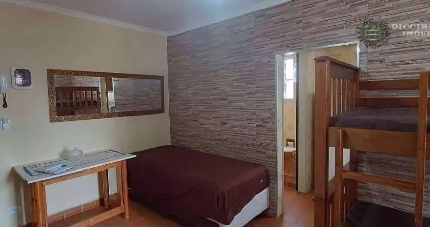 Kitnet com 1 dormitório à venda, 24 m² por r$ 170.000 - aviação - praia grande/sp