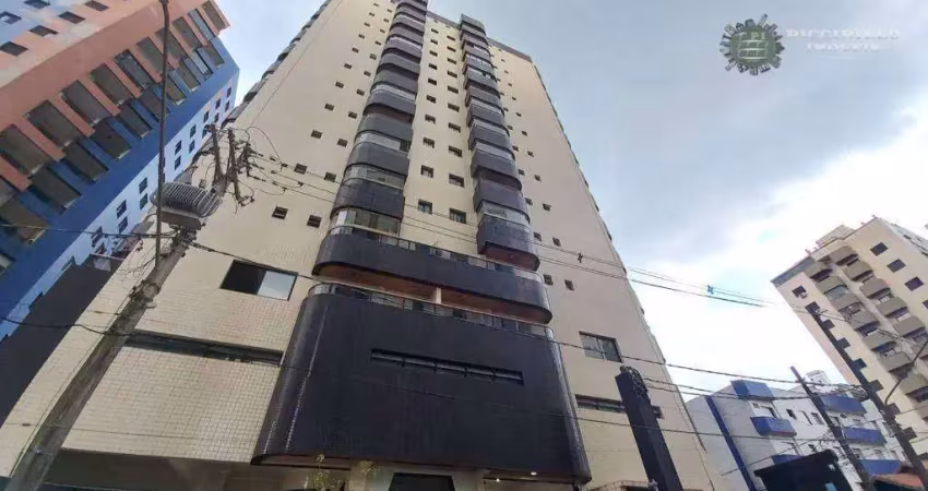 Apartamento com 2 dormitórios à venda, 72 m² por r$ 410.000 - aviação - praia grande/sp