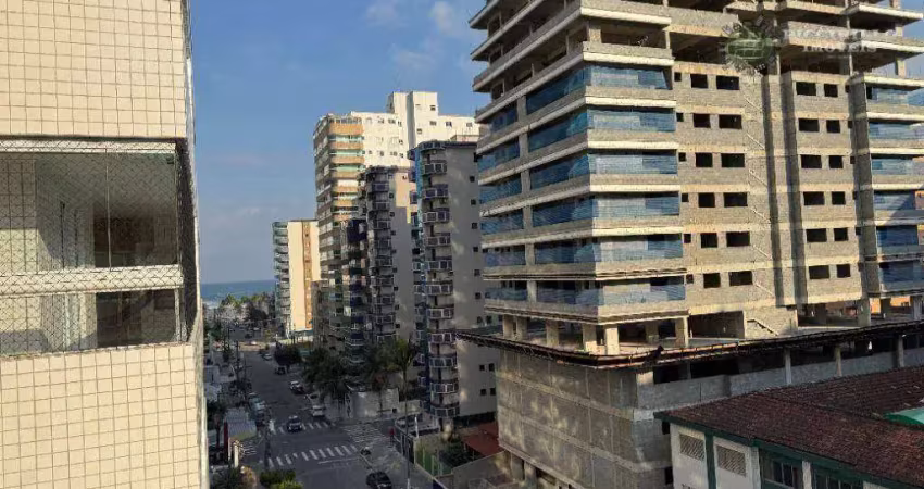 Apartamento com 1 dormitório à venda, 53 m² por r$ 370.000 - vila guilhermina - praia grande/sp