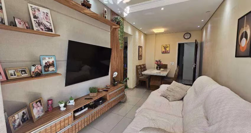 Apartamento com 2 dormitórios à venda, 62 m² por r$ 429.000,00 - vila assunção - praia grande/sp