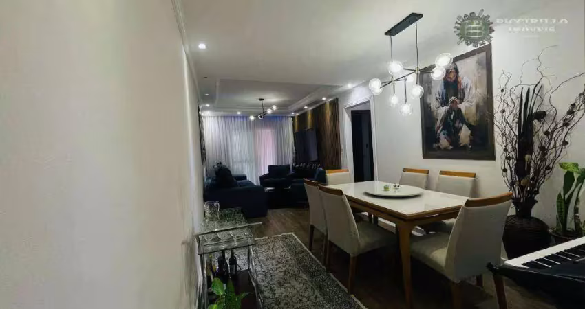 Apartamento com 2 dormitórios à venda, 95 m² por r$ 580.000,00 - canto do forte - praia grande/sp