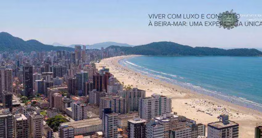 Cobertura com 4 dormitórios à venda, 210 m² por r$ 2.100.000 - vila guilhermina - praia grande/sp