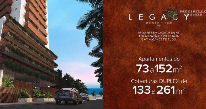 Cobertura com 3 dormitórios à venda, 133 m² por r$ 1.330.000 - vila guilhermina - praia grande/sp