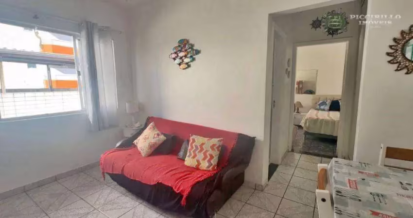 Apartamento com 1 dormitório à venda, 43 m² por r$ 250.000 - vila guilhermina - praia grande/sp
