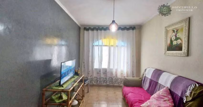 Apartamento com 1 dormitório à venda, 42 m² por r$ 230.000 - balneário pires - praia grande/sp
