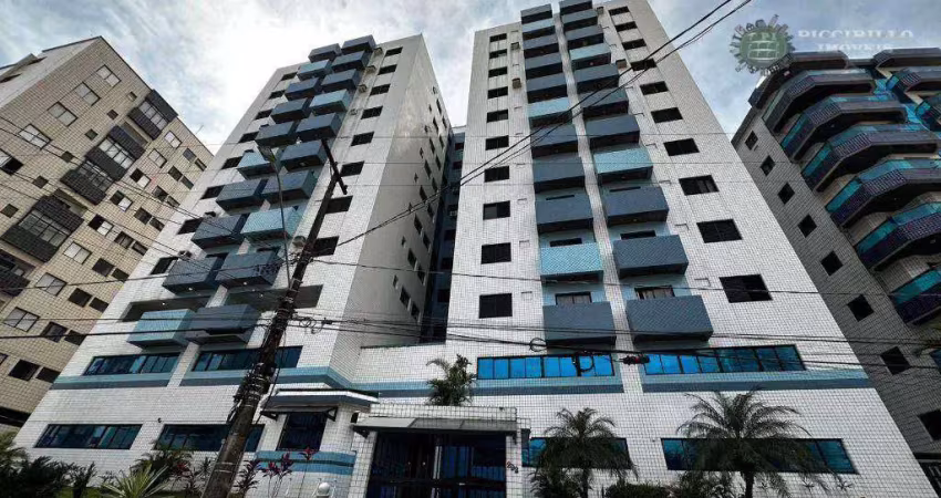 Apartamento com 1 dormitório à venda, 53 m² por r$ 285.000 - aviação - praia grande/sp