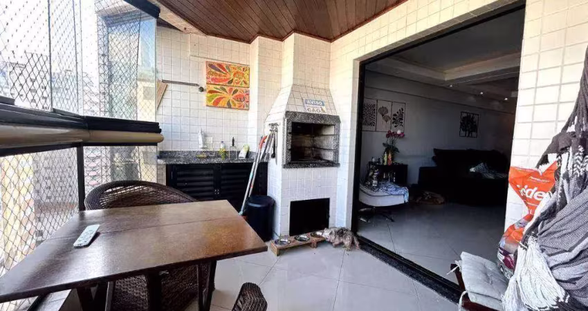 Apartamento com 3 dormitórios à venda, 138 m² por r$ 755.000 - tupi - praia grande/sp