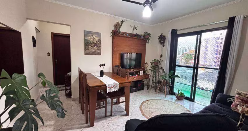 Apartamento com 1 dormitório à venda, 52 m² por r$ 259.000 - vila assunção - praia grande/sp