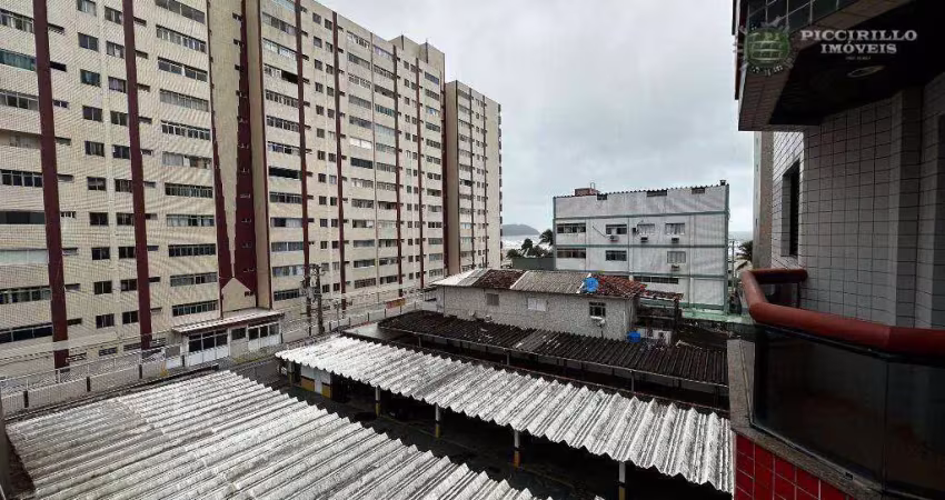 Apartamento com 1 dormitório à venda, 52 m² por r$ 350.000 - vila guilhermina - praia grande/sp