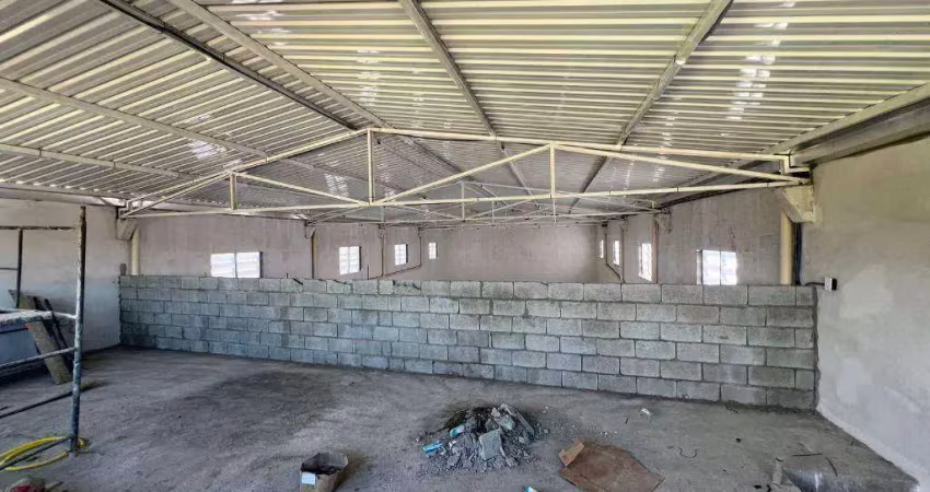 Galpão para alugar, 350 m² por r$ 6.800/mês - jardim imperador iv - praia grande/sp