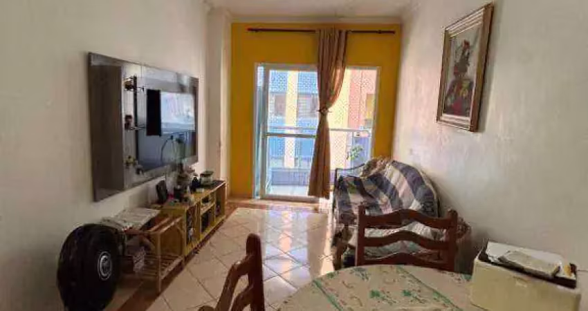 Apartamento com 1 dormitório à venda, 50 m² por r$ 300.000 - aviação - praia grande/sp