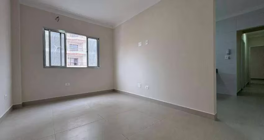 Apartamento com 1 dormitório à venda, 60 m² por r$ 350.000 - boqueirão - praia grande/sp