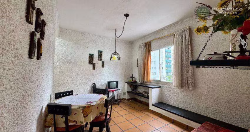 Apartamento com 2 dormitórios à venda, 54 m² por r$ 266.000 - vila guilhermina - praia grande/sp
