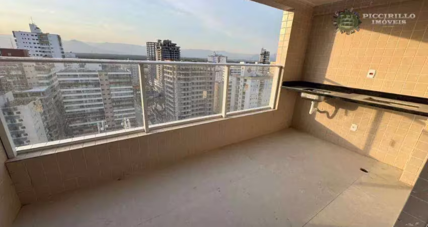 Apartamento com 2 dormitórios à venda, 70 m² por r$ 550.000 - vila guilhermina - praia grande/sp