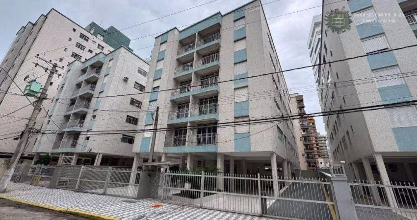 Apartamento com 1 dormitório à venda, 40 m² por r$ 260.000 - aviação - praia grande/sp