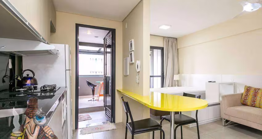 Apartamento com 1 dormitório à venda, 48 m² por r$ 550.000,00 - bigorrilho - curitiba/pr