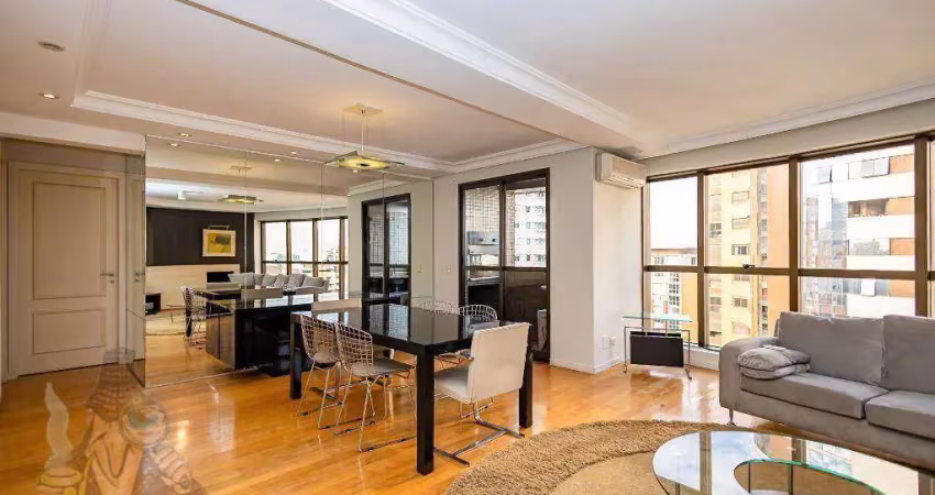 Apartamento com 3 dormitórios à venda, 120 m² por r$ 1.200.000,00 - mossunguê - curitiba/pr