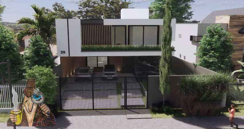 Sobrado com 4 dormitórios à venda, 371 m² por R$ 3.800.000,00 - Mercês - Curitiba/PR