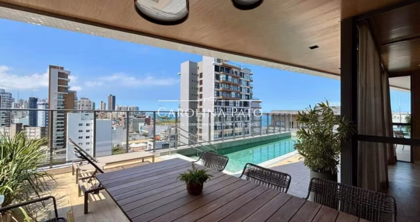 Apartamento novíssimo com1/4 e sala, mobiliado na Barra