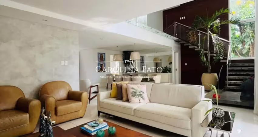Linda mansão com piscina e varanda gourmet, projeto moderno e acabamento de alto padrão