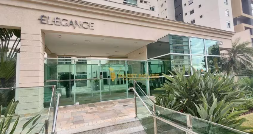 Apartamento mobiliado para locação no edifício elegance - 122m² | gleba palhano, londrina/pr.