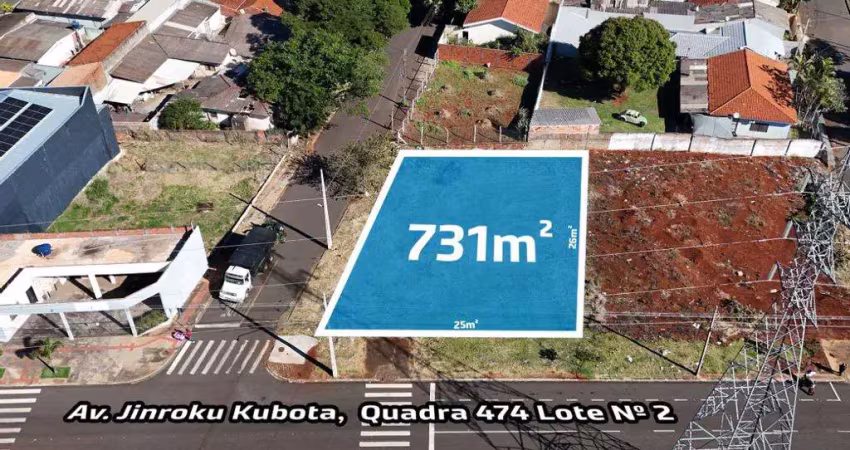 Terreno  com 731.50 m² à venda no jardim alvorada - maringá