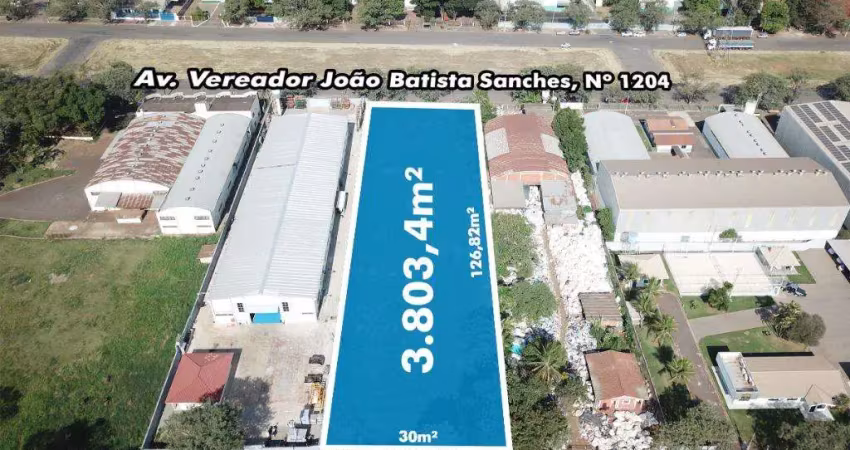 Terreno à venda em maringá, parque industrial, com 3803.4 m², parque industrial ii