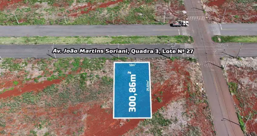 Terreno com 300.86 m² à venda no jardim dos ipês - sarandi