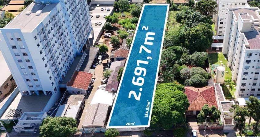Terreno à venda em Maringá, Jardim Alvorada, com 2691.7 m²