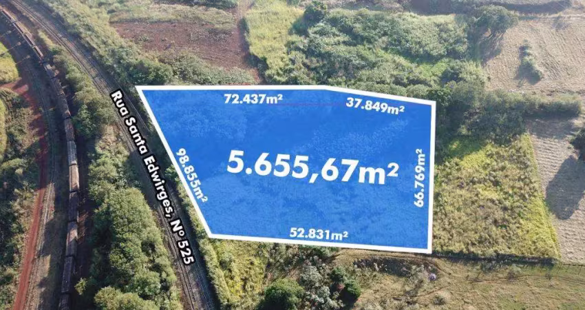 Terreno à venda em maringá, parque industrial, com 5655.67 m²