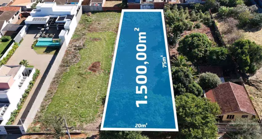 Terreno à venda em maringá, recanto kakogawa, com 1500 m²