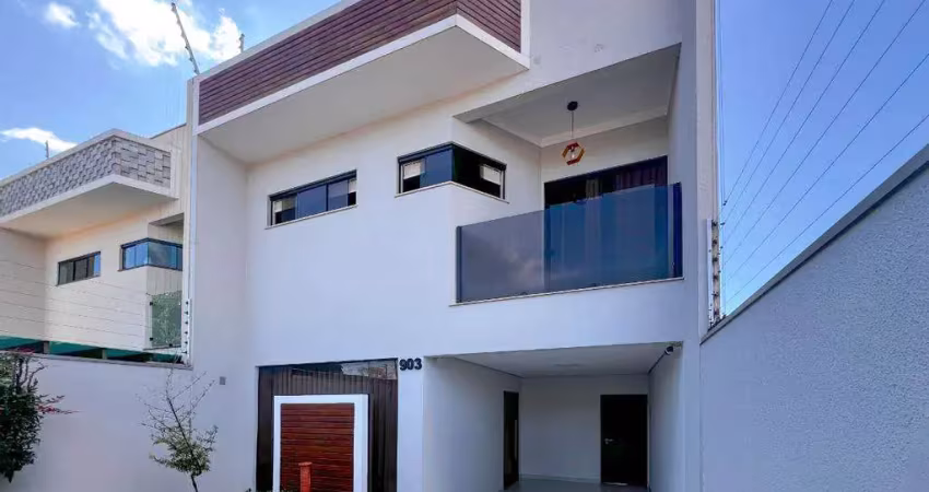 Sobrado à venda em maringá, jardim cidade monções, com 3 quartos, com 218.99 m²