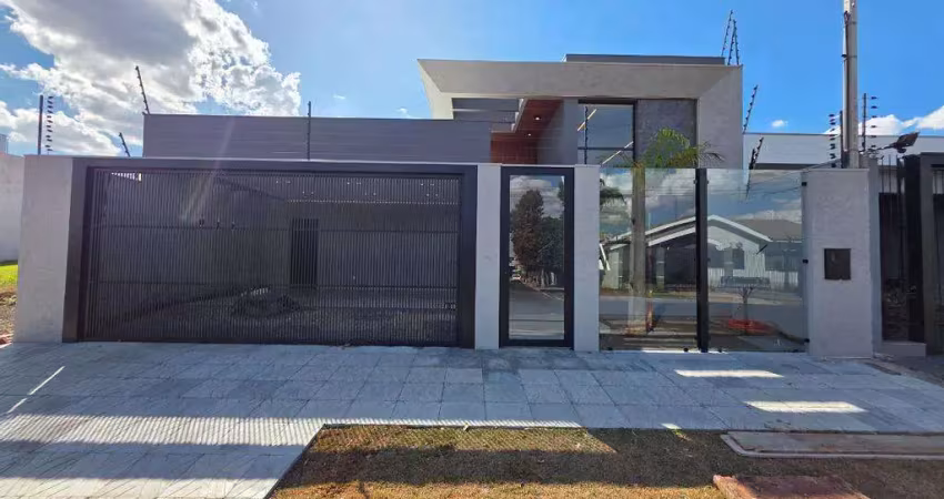 Casa à venda em maringá, jardim itália ii, com 3 suítes, com 221.97 m²