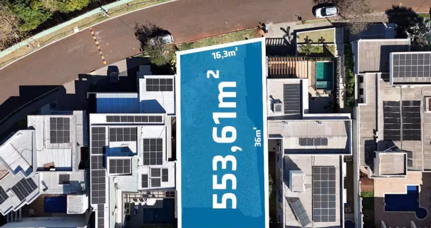 Terreno à venda em maringá, chácaras aeroporto, com 553.61 m², ecogarden residence