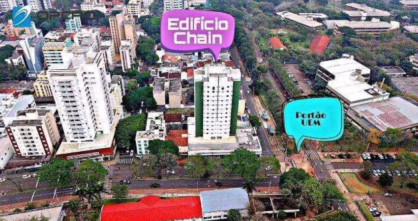 Apartamento para alugar em maringá, zona 07, com 2 quartos, com 21.38 m², universitário chain