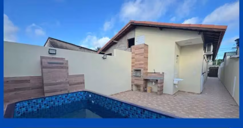 Casa para venda em itanhaém, gaivota, 2 dormitórios, 1 suíte, 1 banheiro, 2 vagas