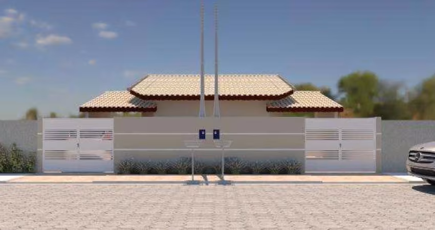 Casa para Venda em Itanhaém, Raul Cury, 2 dormitórios, 1 suíte, 1 banheiro, 2 vagas