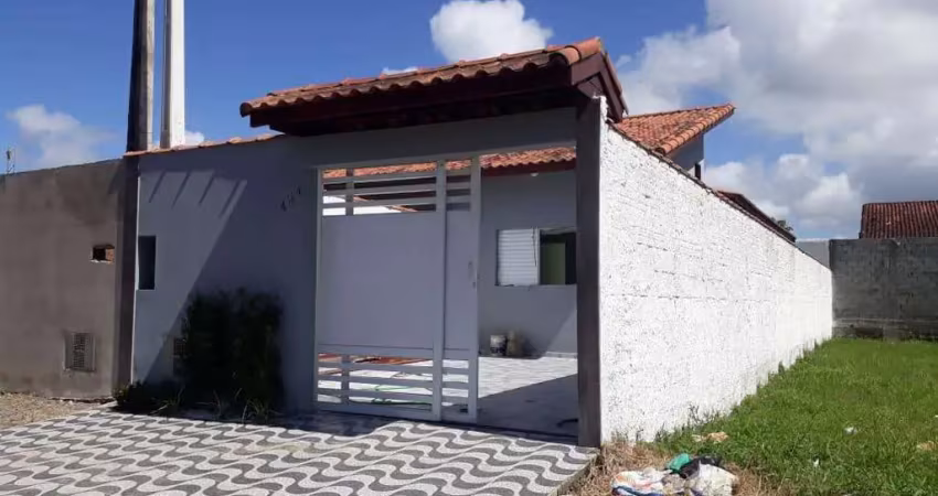 Casa para venda em itanhaém, gaivota, 2 dormitórios, 1 suíte, 1 banheiro, 1 vaga