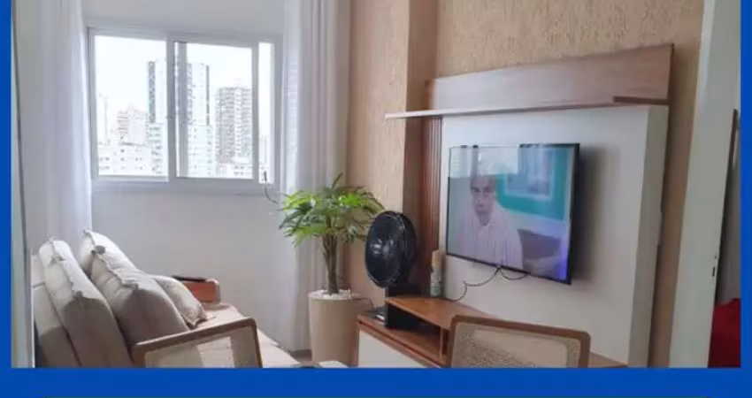 Apartamento para venda em praia grande, tupi, 1 dormitório, 1 banheiro, 1 vaga