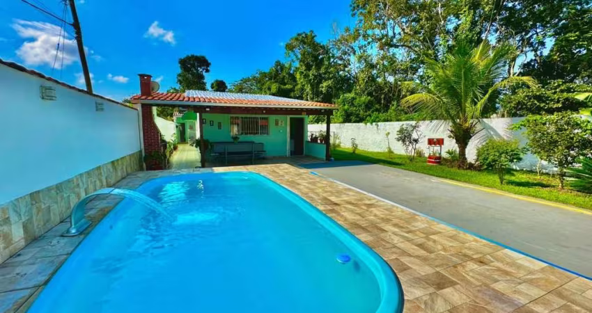 Casa para Venda em Itanhaém, Jardim Fenix, 3 dormitórios, 1 banheiro, 5 vagas